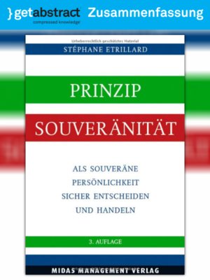 cover image of Prinzip Souveränität (Zusammenfassung)